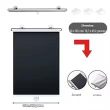 Store occultant sans perçage format 40 x 125 cm pour fenêtre étroite