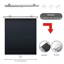 Store occultant sans perçage format 50 x 125 cm pour fenêtre de chambre